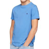 T-shirt Bleu Garçon Tommy Hilfiger Essential Cotton pas cher