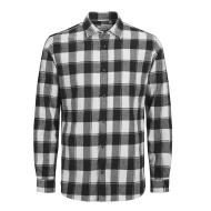 Chemise Écru/Noir Homme Jack & Jones Joshua