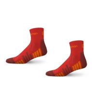 X2 Paires de Chaussettes Rouge Mixte Salomon 16022 pas cher