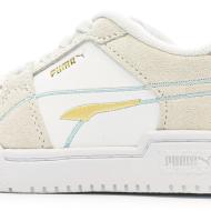 Baskets Blanc/Beige/Jaune Fille Puma Pro Tweak vue 7