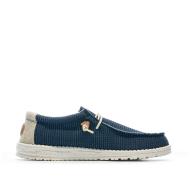 Chaussures Marine Homme Hey Dude Wally Stretch vue 2