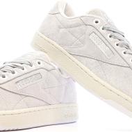 Baskets Grise Mixte Reebok Club C Grounds vue 7