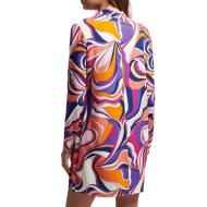 Robe Orange/Violette Superdry Femme Mock Neck vue 2