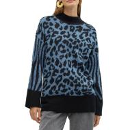 Pull Noir/Bleu Femme Vero Moda Mars