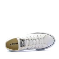 Baskets compensées blanches femme Converse All Star vue 4