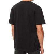 T-shirt Noir Homme Tommy Hilfiger Gold Linear vue 2