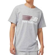 T-shirt Gris Homme New Balance Core Plus Graphic pas cher