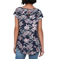 Top Marine/Rose à motifs Femme Only Nova vue 2