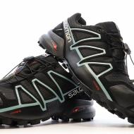 Chaussures de trail Noir/Bleu Femme Salomon Speedcross 4 W vue 7