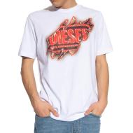 T-shirt Blanc Homme Diesel Maglietta 100 pas cher