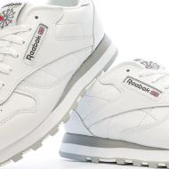 Baskets Blanches Fille Reebok Cl Lthr vue 7