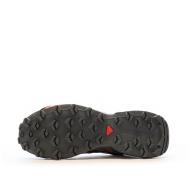 Chaussures de trail Noires/Rouges Femme Salomon Supercross 4W vue 5