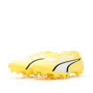 Chaussures de football Blanc/Jaune Homme Puma Ultra Play Fg/ag 107423-01 vue 6