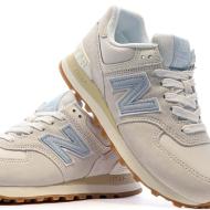 Baskets Blanches Femme New Balance 574 vue 7