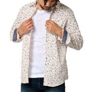 Chemise Blanche à Motifs Homme Kaporal KEVYH24 pas cher