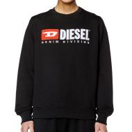 Sweat Noir Homme Diesel division pas cher