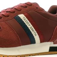 Baskets Rouge Homme Teddy Smith Retro vue 7