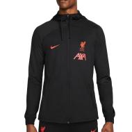 Veste survêtement Noir/Rouge Homme Liverpool 2022/2023 pas cher