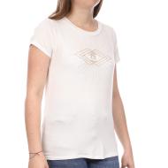 T-shirt Blanc Femme Teddy Smith Tavian pas cher