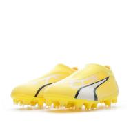 Chaussures de foot Jaunes Enfant Puma Ultra Match LL FG vue 6