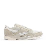 Baskets Blanches/Grises Femme Reebok Cl Nylon 100033441 vue 2