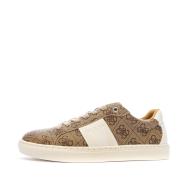 Baskets Blanche/Marron Femme Guess Toda pas cher