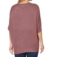 Pull Rose manches 3/4 Femme JDY New Behave vue 2