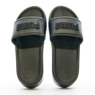 Claquettes Noires Femme Puma Platform Slide vue 3