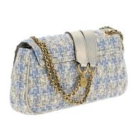 Sac Bandoulière  Blanc/Bleu Guess Xbody Flap vue 2