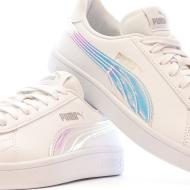 Baskets Blanches Femme Puma Smash V2 vue 7