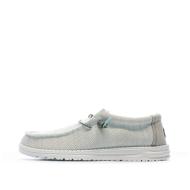 Chaussures Blanc/Gris Homme Hey Dude Wally Sox Triple Needle