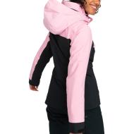 Veste de ski Rose/Noire Femme Roxy Free Block vue 2