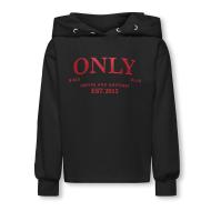 Sweat Noir Fille Kids ONLY Wendy