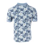 Polo Bleu Homme American People Pouly vue 2