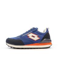 Baskets Bleu/Blanc/Orange Homme Lotto Twenty 5 pas cher