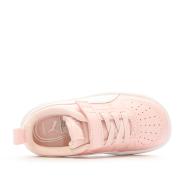 Baskets Rose/Blanche Fille Puma Rickie vue 4