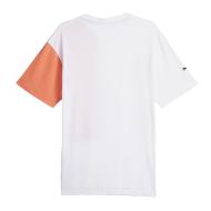 T-shirt Blanc/Orange Homme Puma Statement vue 2