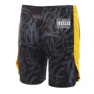 Short de Basketball Noir/Jaune Garçon NBA Los Angeles Lakers vue 2