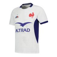 France Maillot de rugby Blanc Replica Homme Le Coq Sportif 23/24 pas cher