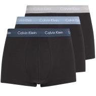 X3 Boxers Noir/Bleu Homme Calvin Klein Jeans Low Rise Trunk 3