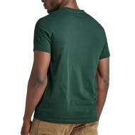 T-shirt Vert Homme G-Star Raw Old Skool vue 2