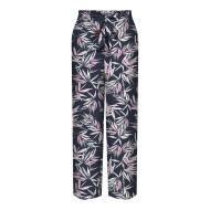 Pantalon Marine/Rose Femme Only Nova Life Palazzo