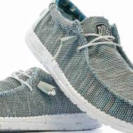 Chaussures Gris/Bleu Homme Hey Dude Wally So vue 7