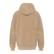 Sweat Sherpa Beige Homme Schott SWWILLOW2 vue 2