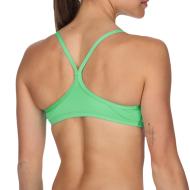 Haut de maillot de bain Vert Femme Nike Racerback vue 2