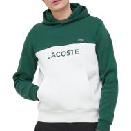 Sweat à Capuche Vert/Blanc Homme Lacoste SH8366