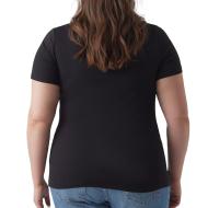 T-shirt Noir Femme Vero Moda Vmvanda Curve vue 2