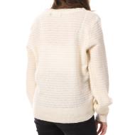 Pull Écru Femme Vero Moda Parker vue 2