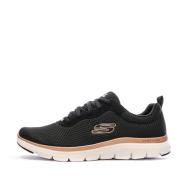 Chaussures de Sport Noir/Rose Femme Skechers Flex Appeal