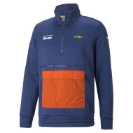 Sweat 1/4 de Zip Bleu Homme Puma Legacy Porsche Turbo pas cher